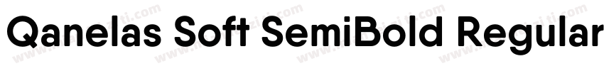 Qanelas Soft SemiBold Regular字体转换
